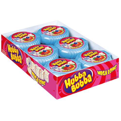 Wrigley&apos;s - Hubba Bubba Mega Long Triple Mix - 12 stuks