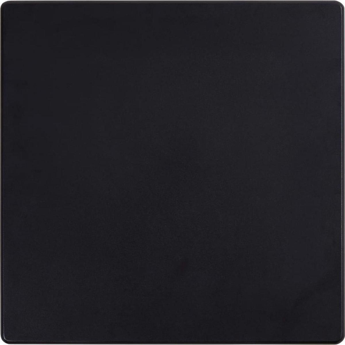 Vidaxl Bartafel 60x60x111 Cm Mdf - Zwart