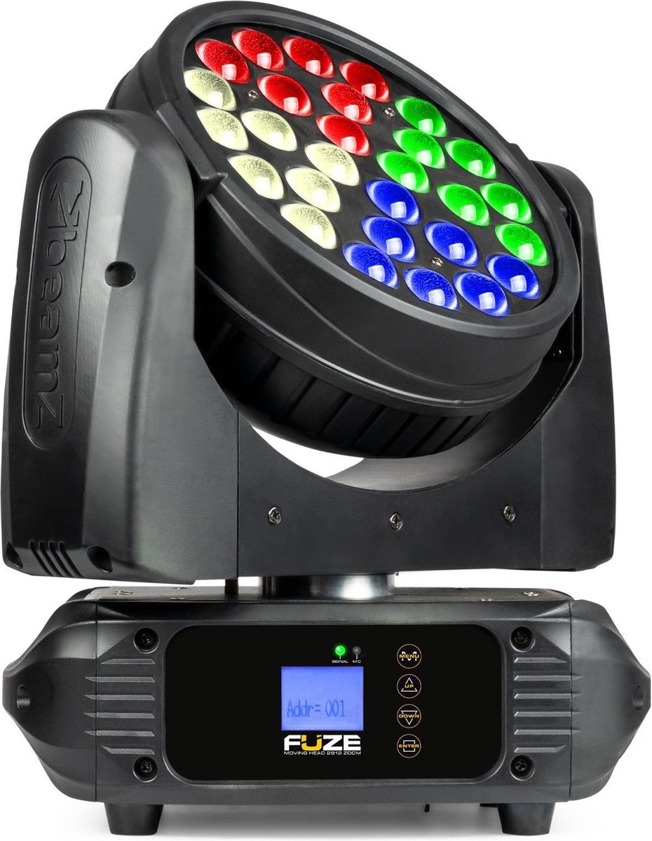 BEAMZ Fuze2812 wash moving head 28x 12W RGBWA-UV