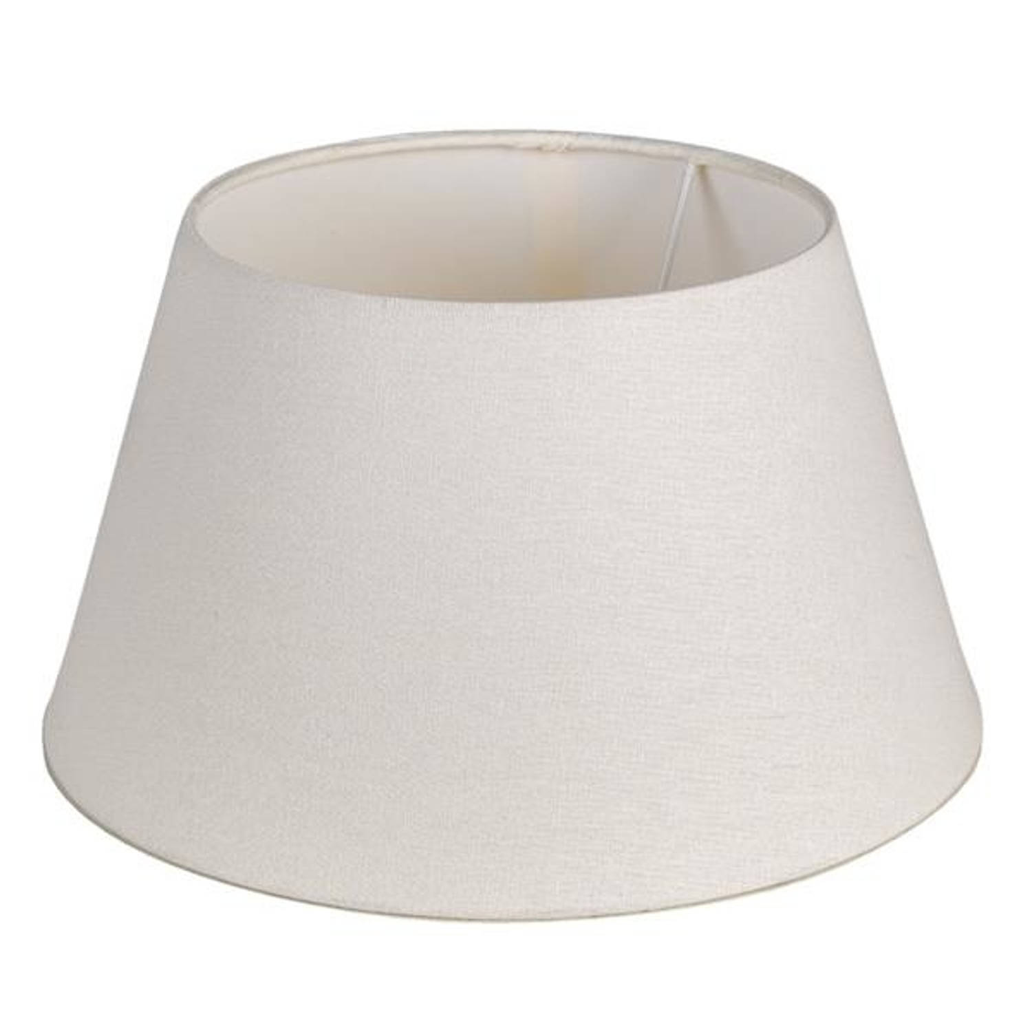 Clayre & Eef Witte Lampenkap Ø 30*17 Cm / E27 6lak0512