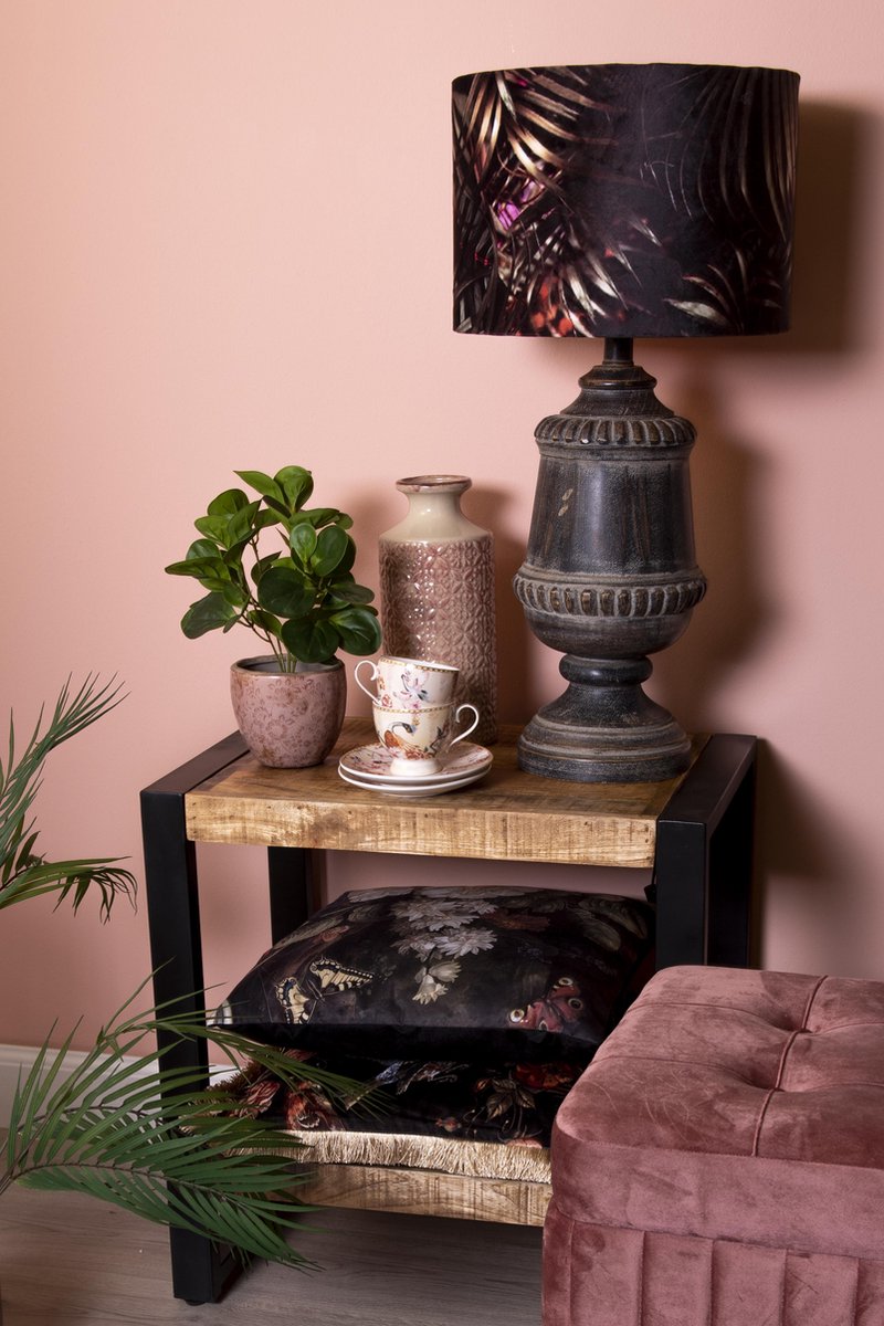 Clayre & Eef e Bijzettafel 60*40*60 Cm 50491 - Bruin