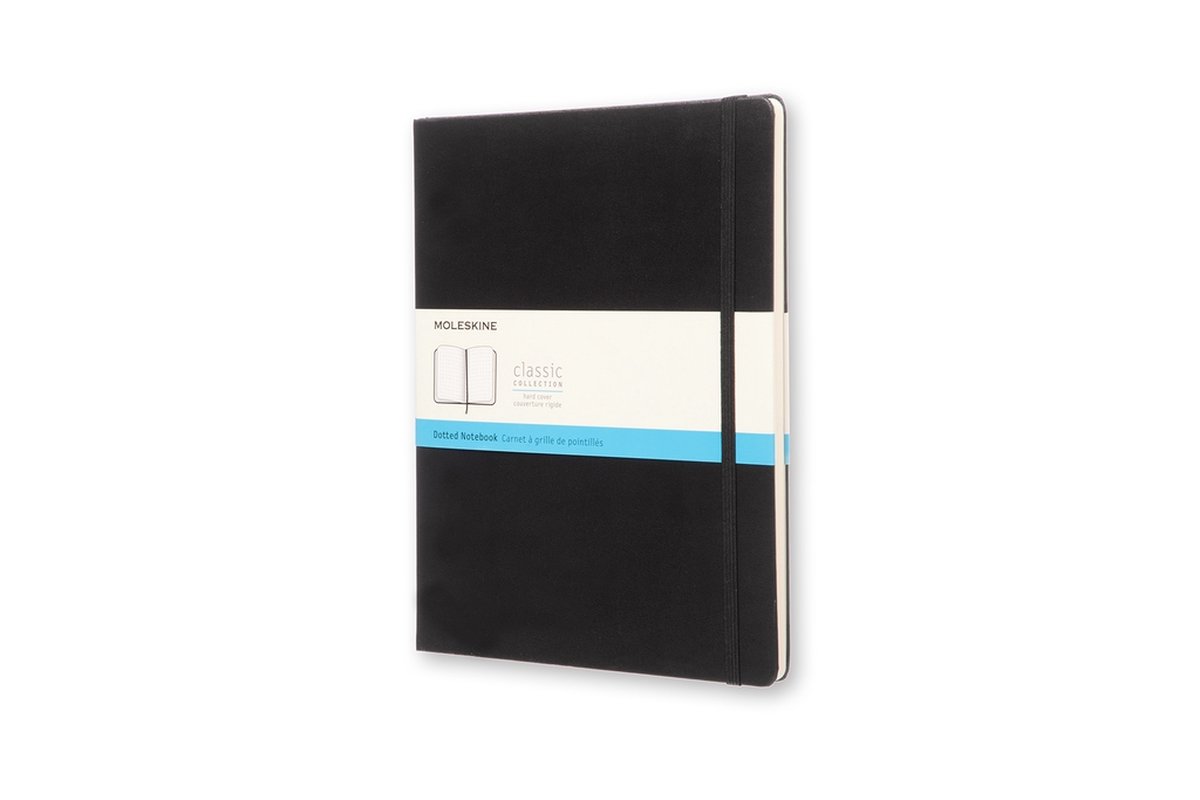 Moleskine Notitieboek, Ft 19 X 25 Cm, Puntraster, Harde Cover, 192 Blad, Zwart