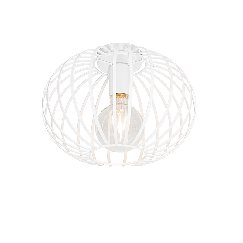 QAZQA Design plafondlamp wit 30 cm - Johanna