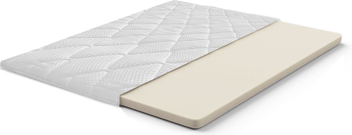 Elegance Matras Topper Traagschuim 6cm - 90x200cm