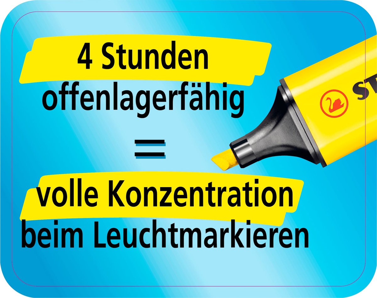 Stabilo Boss Original - Markeerstiften - 10 Stuks - Geel