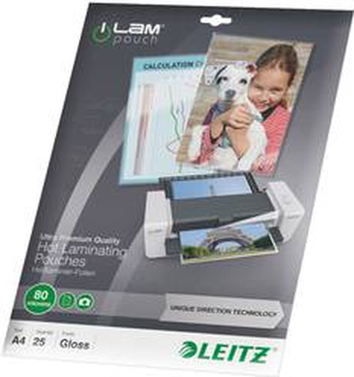 Leitz Lamineerhoes iLAM UDT warm A4 80 micron transparant