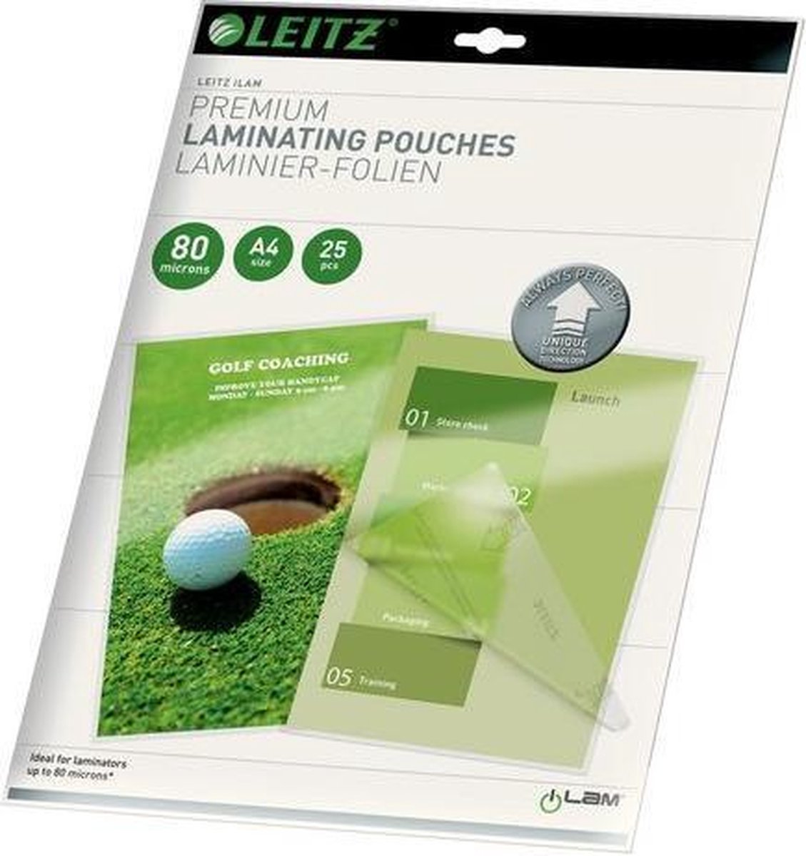 Leitz Lamineerhoes iLAM UDT warm A4 80 micron transparant