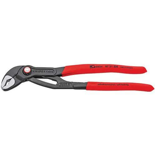 Knipex Cobra® QuickSet grijs geatramenteerd 250 mm _ 87 21 250 SB