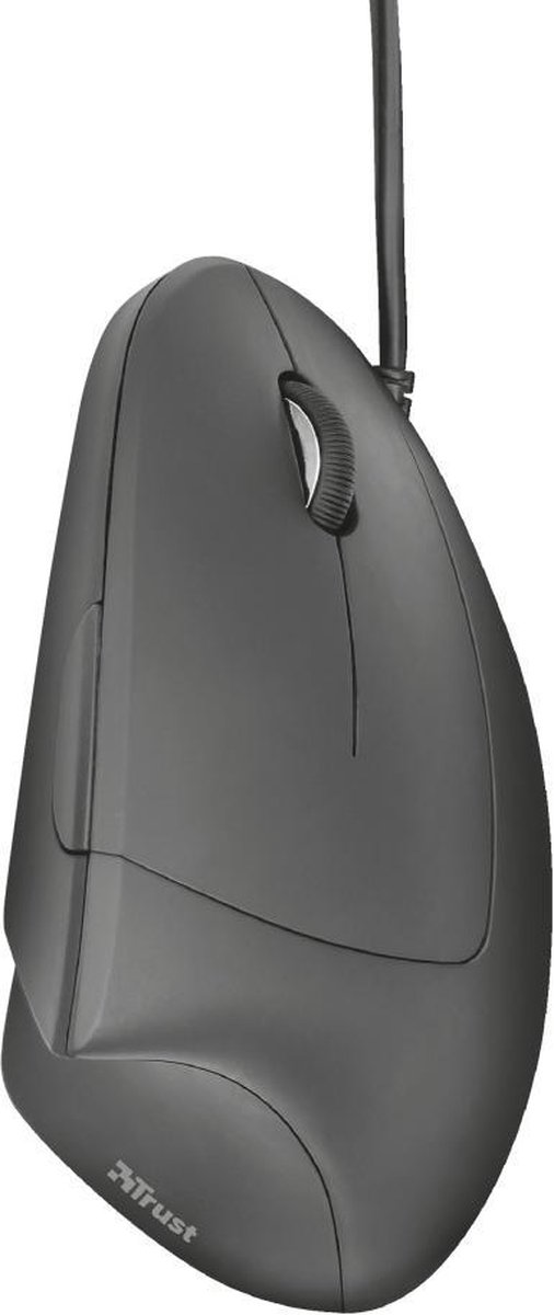 Trust Verto Bedrade Ergonomische Muis - Zwart