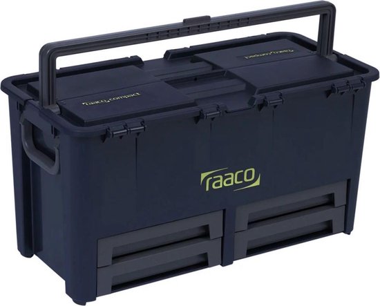 Raaco Compacte gereedschapskist - Met centrale en zijdelingse handgreep - Azul