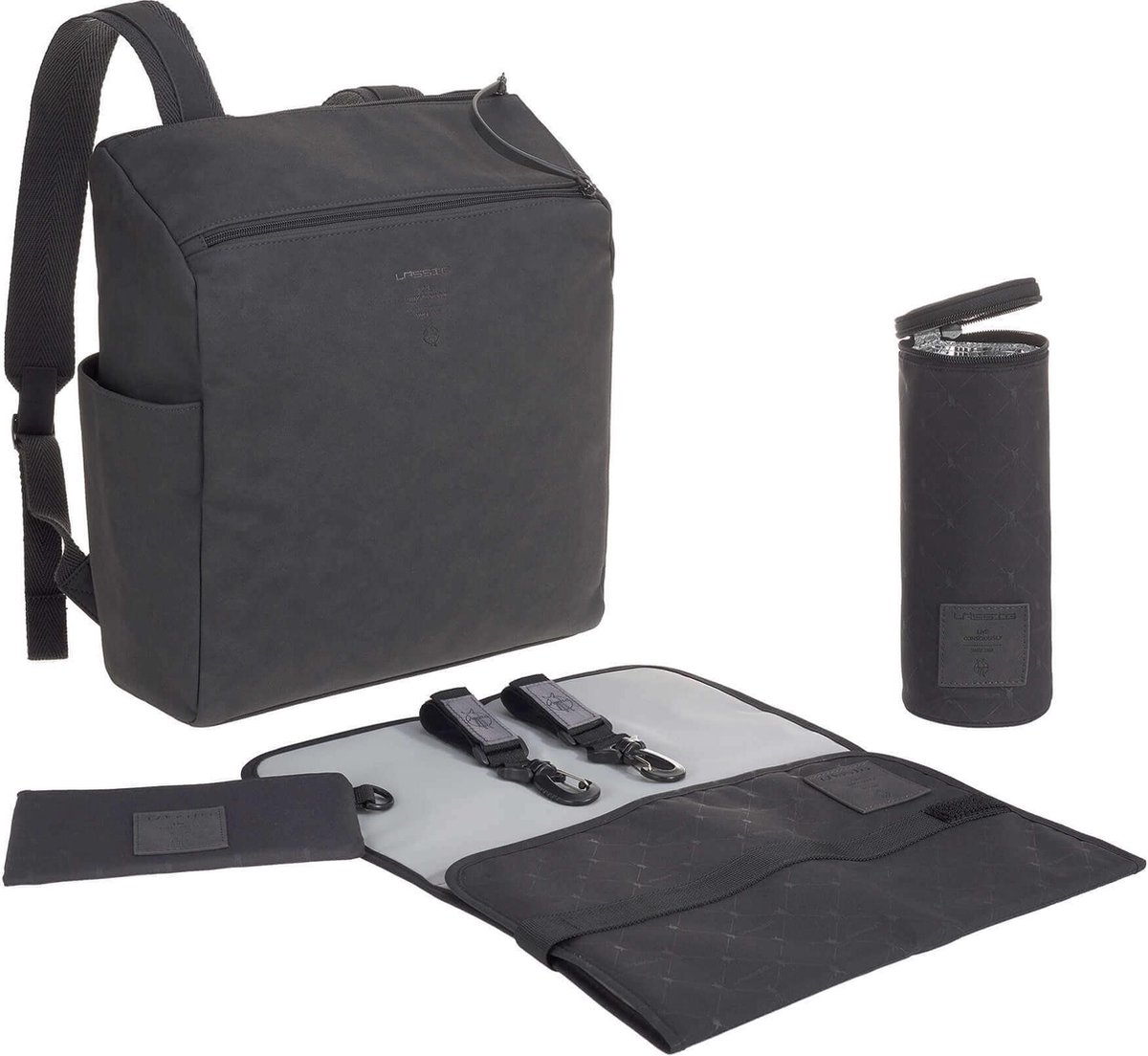 Lässig Luiertas Rugzak Ten - Anthraciet