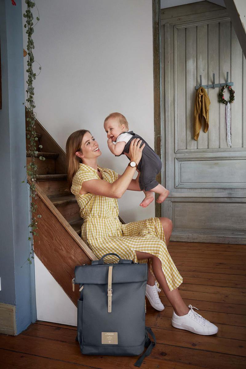 Lässig Rugzak Luiertas Antraciet - Grijs