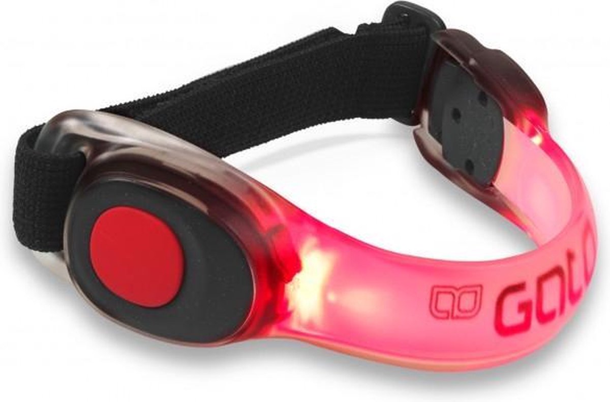 Gato Piri Sport Reflectiearmband Neon Led Polyester One-size - Rood