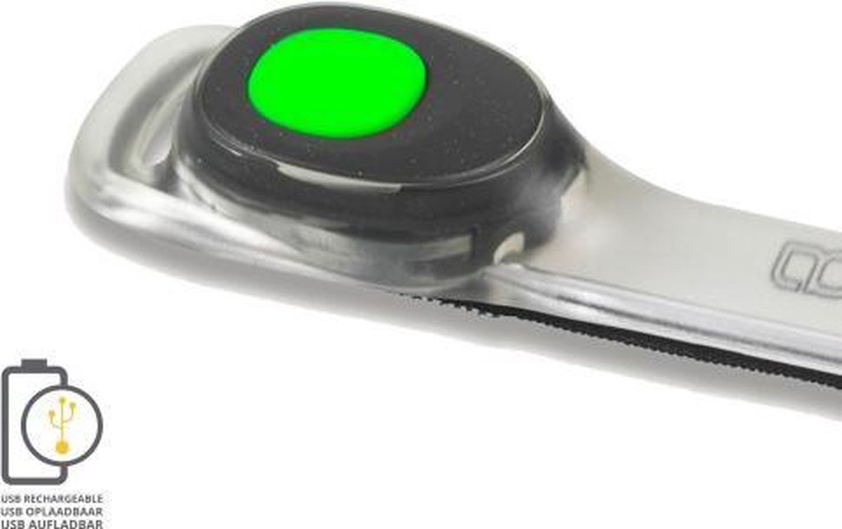 Gato Piri Sport Reflectiearmband Neon Led Polyester One-size - Groen