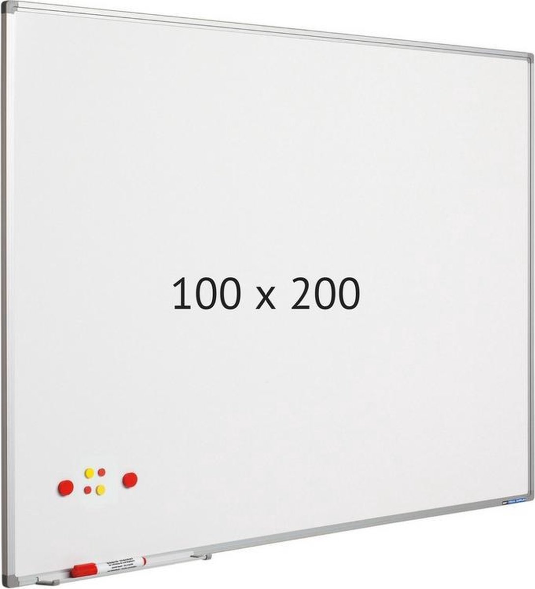 Smit Visual Magnetisch ecologisch whiteboard Softline - Gelakt