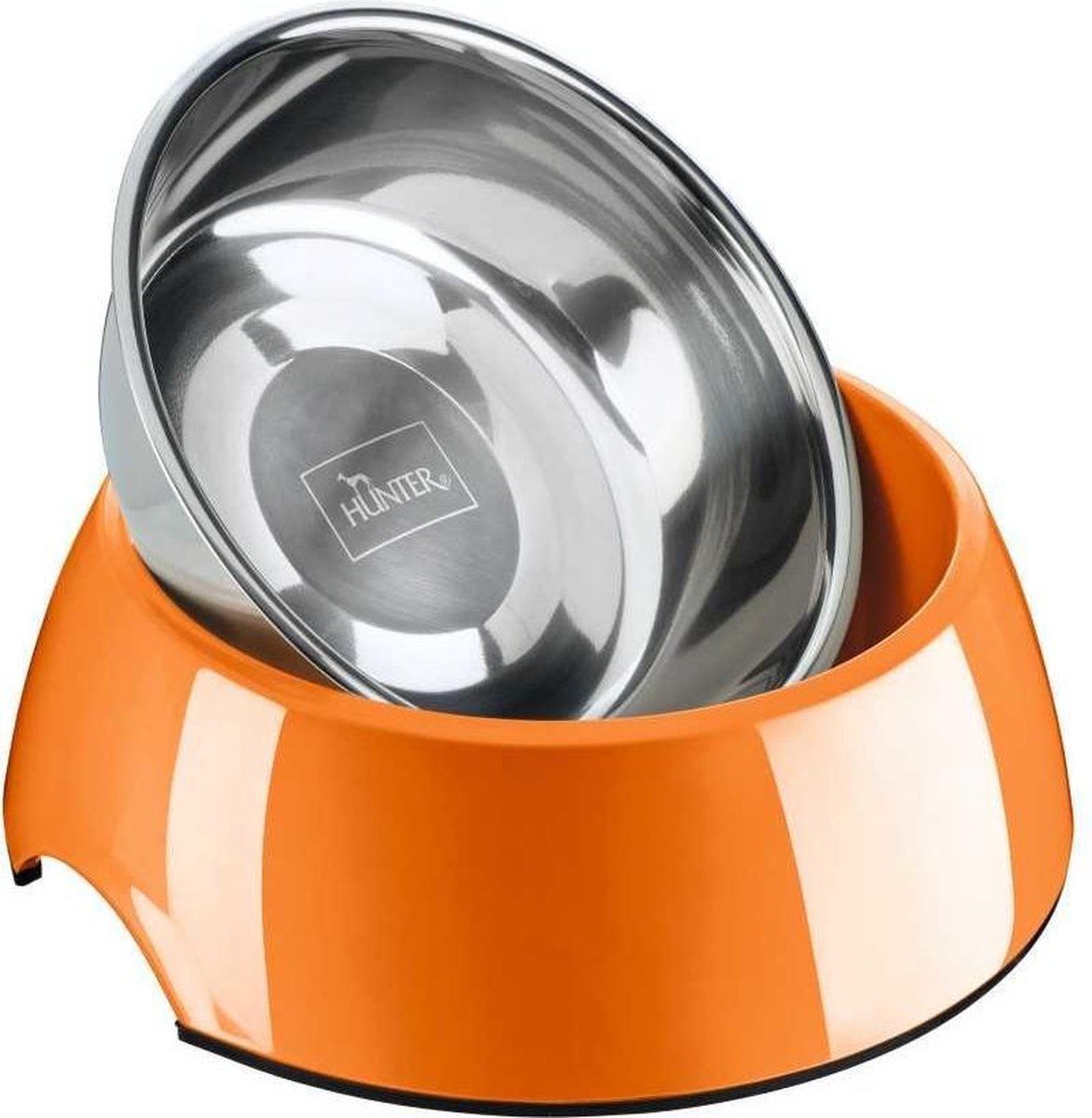 Hunter Drinkbak of Voerbak Melamine - Oranje