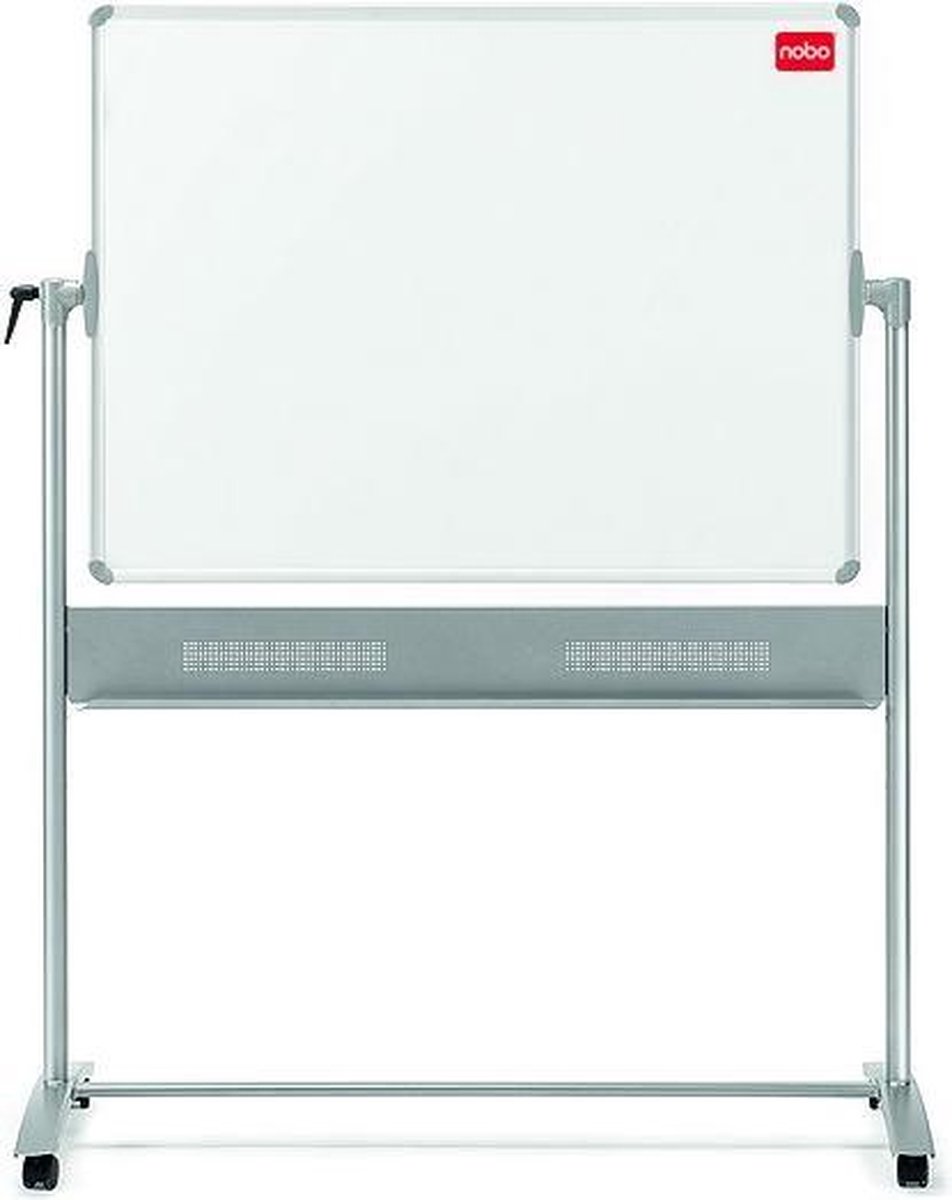 NOBO Whiteboard Kantelbaar classic staal mobiel Nano Clean