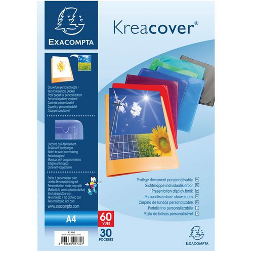 Exacompta Showalbum kreacover® 12 st. chromaline 30 tassen 60 zicht A4