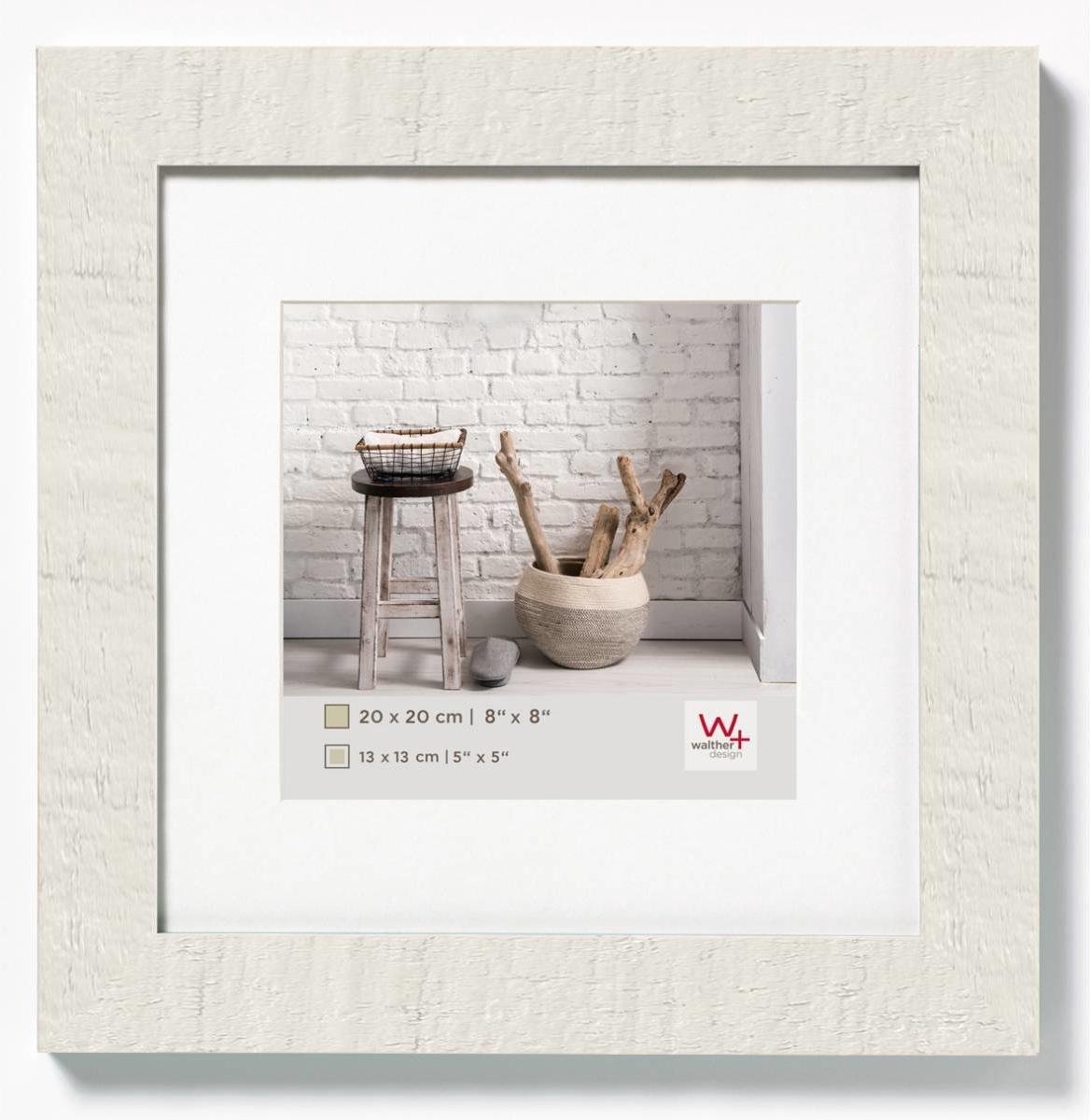 Walther Design Home Houten Fotolijst 20x20cm Crème Wit