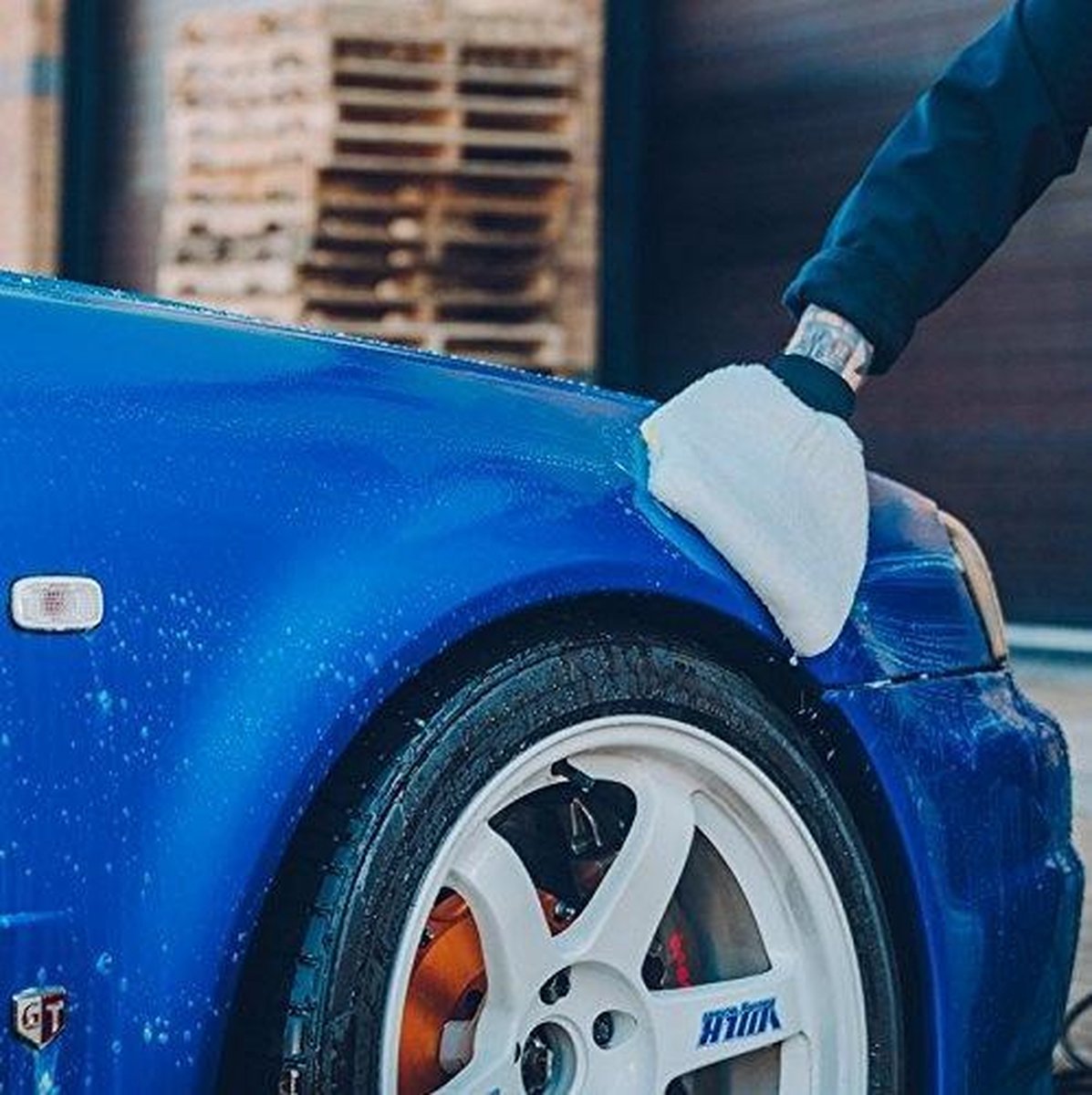 Meguiar's Washandschoen Wash Mitt Microvezel 28 Cm Wit