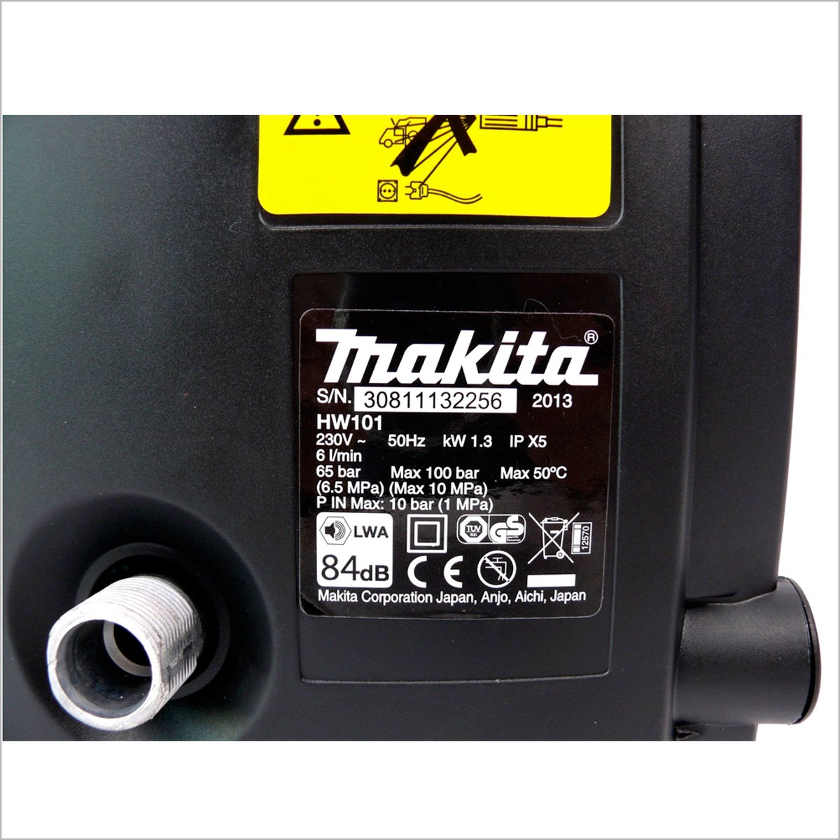 Makita Hogedrukreiniger 1300 W 100 Bar Blauw En Zwart