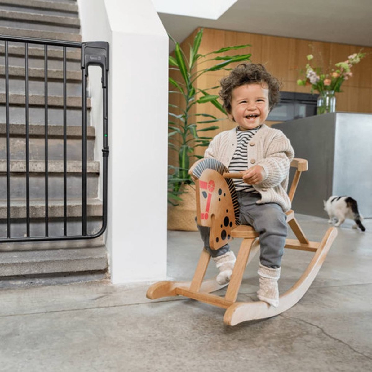 A3 Safetydoor Traphekje Mat - Zwart