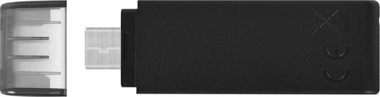 Kingston DataTraveler 70 - USB-C Flash Drive 32GB - Zwart