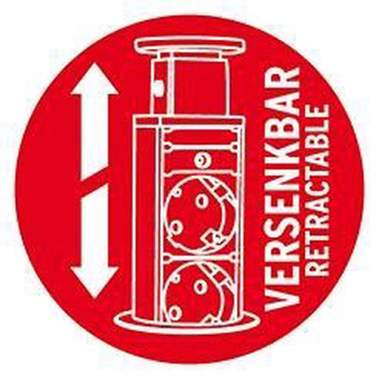 Brennenstuhl 1396200013 Stekkerdoostoren 3-voudig Aluminium, Randaarde stekker 1 stuk(s) - Zwart