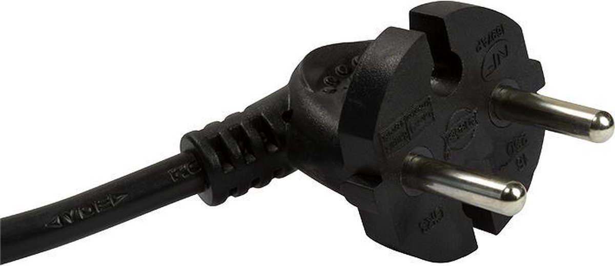 LogiLink LPS232B Stekkerdoos met schakelaar 6-voudig Eurostekker 1 stuk(s) - Zwart