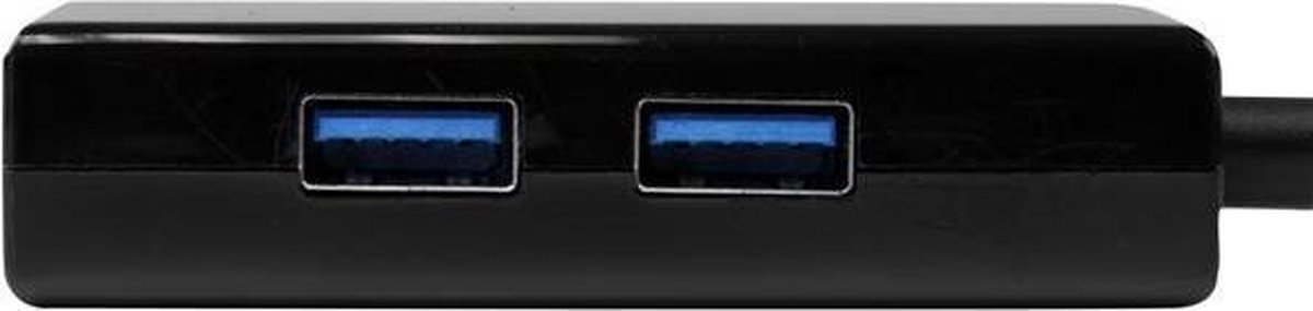 Startech USB 3.0 naar gigabit netwerk adapter met ingebouwde 2-poorts USB hub