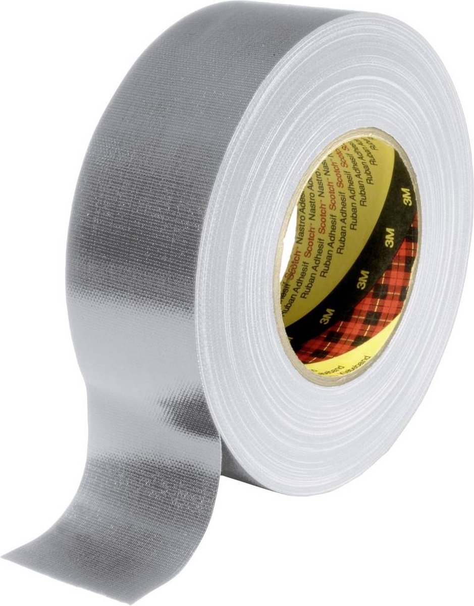 3M™ XT-0034-0102-0 Textieltape 389 Zilver (l x b) 50 m x 50 mm 50 m