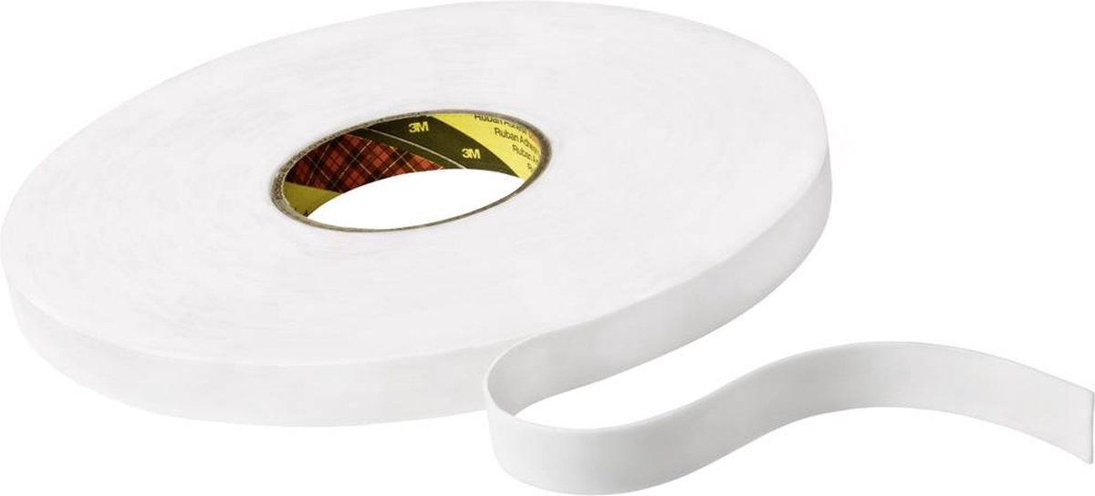 3M™ 9508W KT777306350 Dubbelzijdige tape 9508W (l x b) 66 m x 19 mm 66 m - Wit