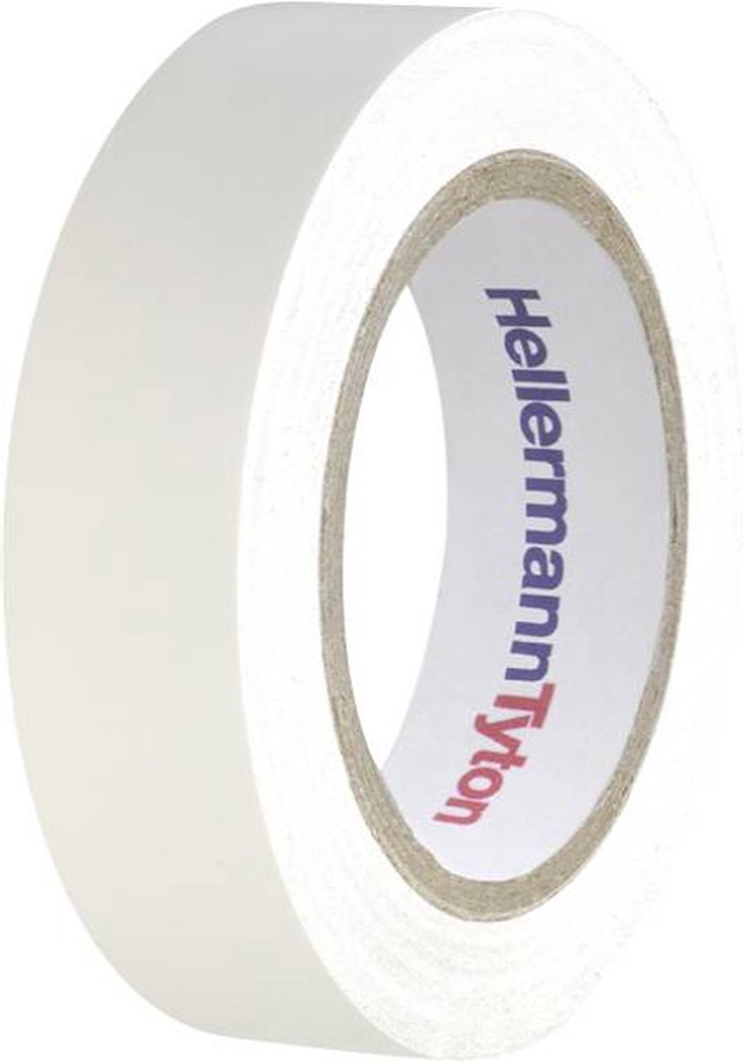 HellermannTyton HelaTape Flex 15 710-00105 Isolatietape HelaTape Flex 15 (l x b) 10 m x 15 mm 10 m - Wit