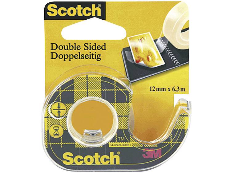 3M™ 665DP 7000052309 Dubbelzijdige tape Scotch 665 Transparant (l x b) 7.9 m x 12 mm 7.9 m