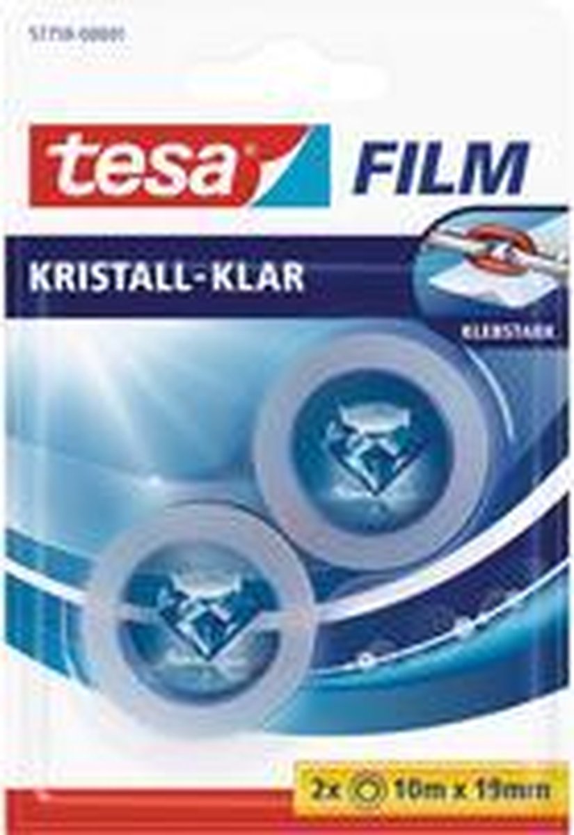 Tesa 57329 57329 film film Transparant (l x b) 10 m x 19 mm 10 m