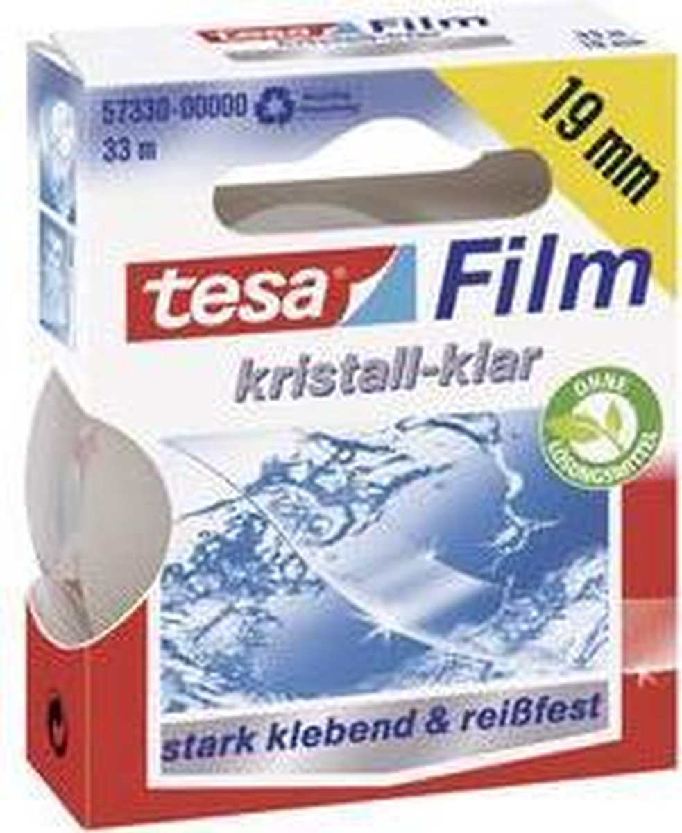 Tesa 57330 57330 film film Transparant (l x b) 33 m x 19 mm 33 m