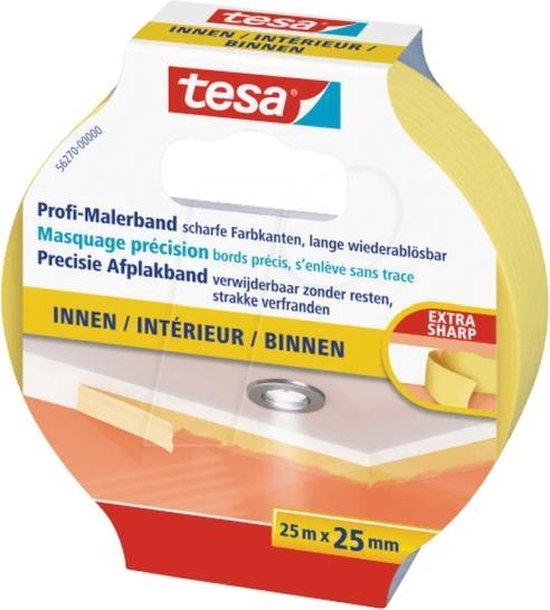 Tesa 56270 56270 Schilderstape (l x b) 25 m x 25 mm 25 m - Geel