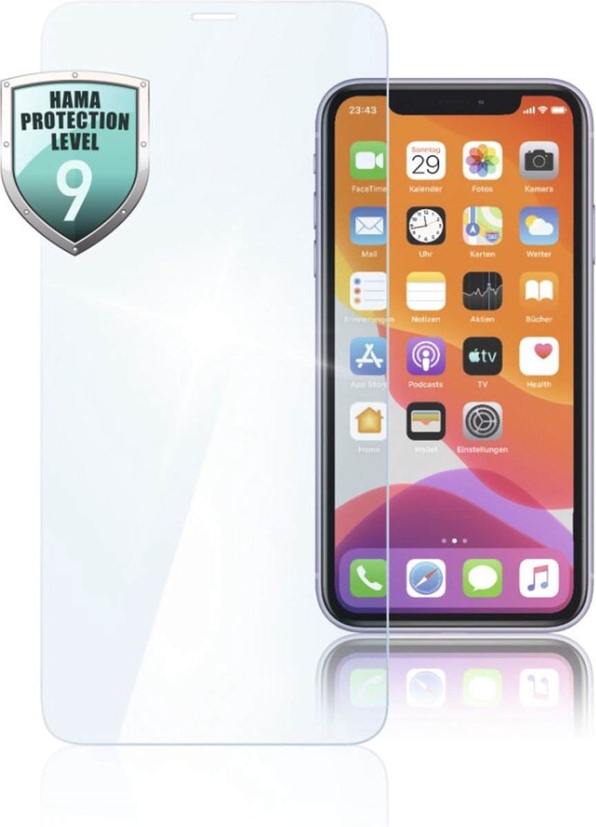 Hama Glazen Displaybescherming Premium Crystal Glass Voor Apple Iphone 11