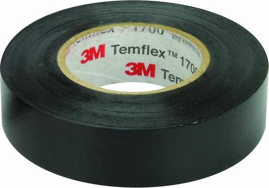 3M™ Temflexâ"¢ 1500 XE003411438 Isolatietape Temflex 1500 (l x b) 10 m x 15 mm 10 m - Negro