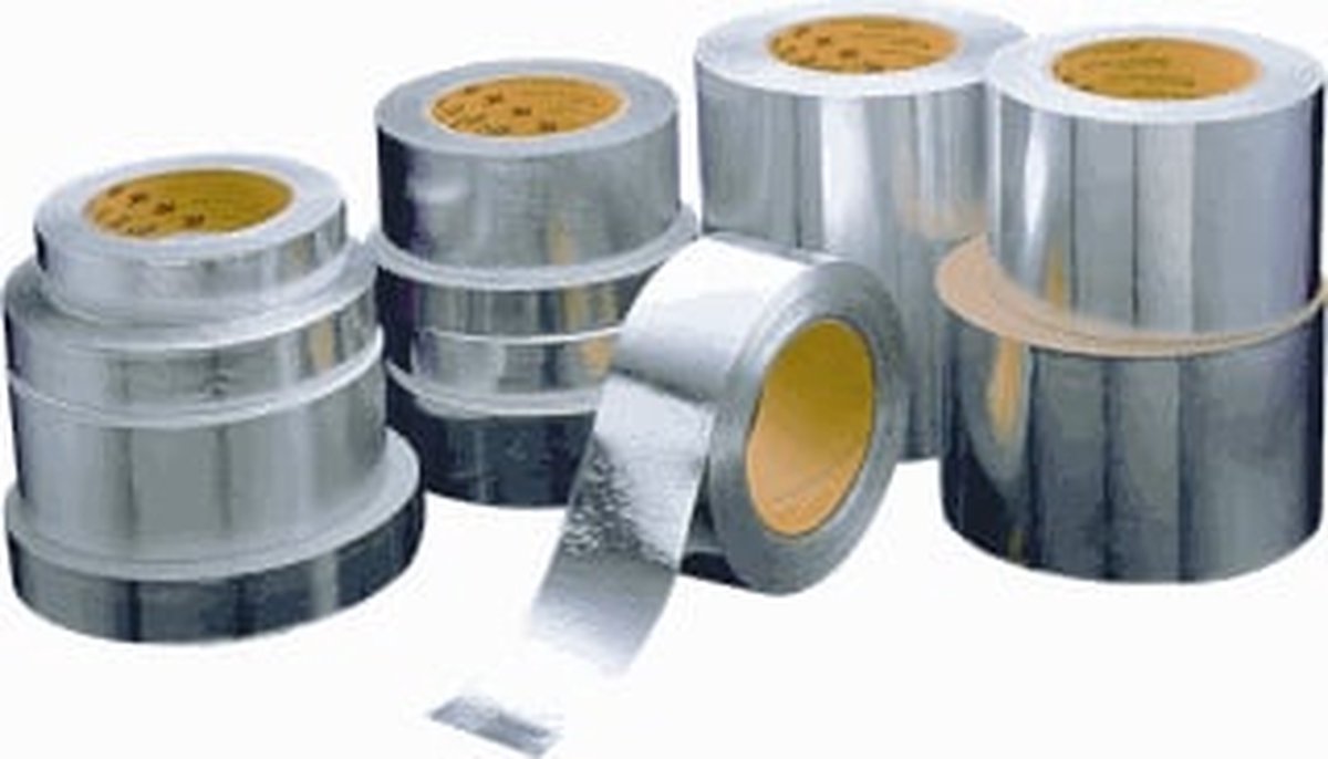 3M™ 1436F XT-6615-5215-5 Aluminium tape Zilver (l x b) 50 m x 50 mm 50 m
