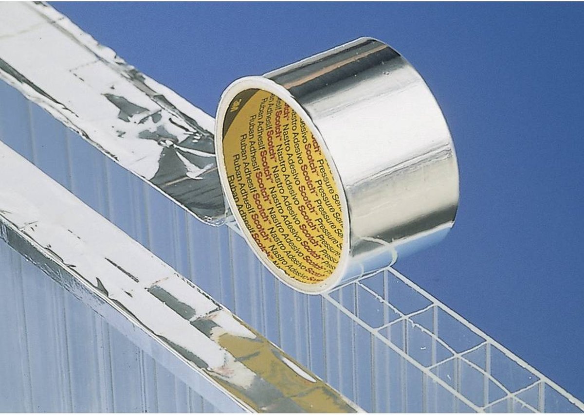 3M™ 1436F XT-6615-5215-5 Aluminium tape Zilver (l x b) 50 m x 50 mm 50 m