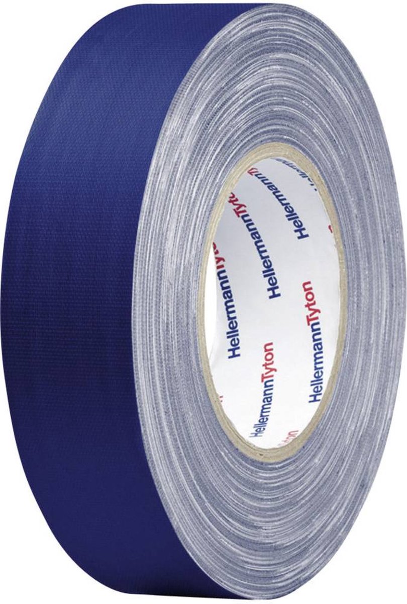 HellermannTyton HTAPE-TEX-BU-19x50 712-00500 Textieltape HelaTape Tex (l x b) 50 m x 19 mm 50 m - Blauw