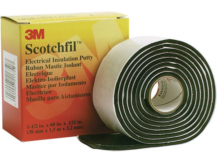 3M™ Scotchfilâ"¢ 7000006089 Reparatietape Scotchfil (l x b) 1.5 m x 38 mm 1.5 m - Zwart