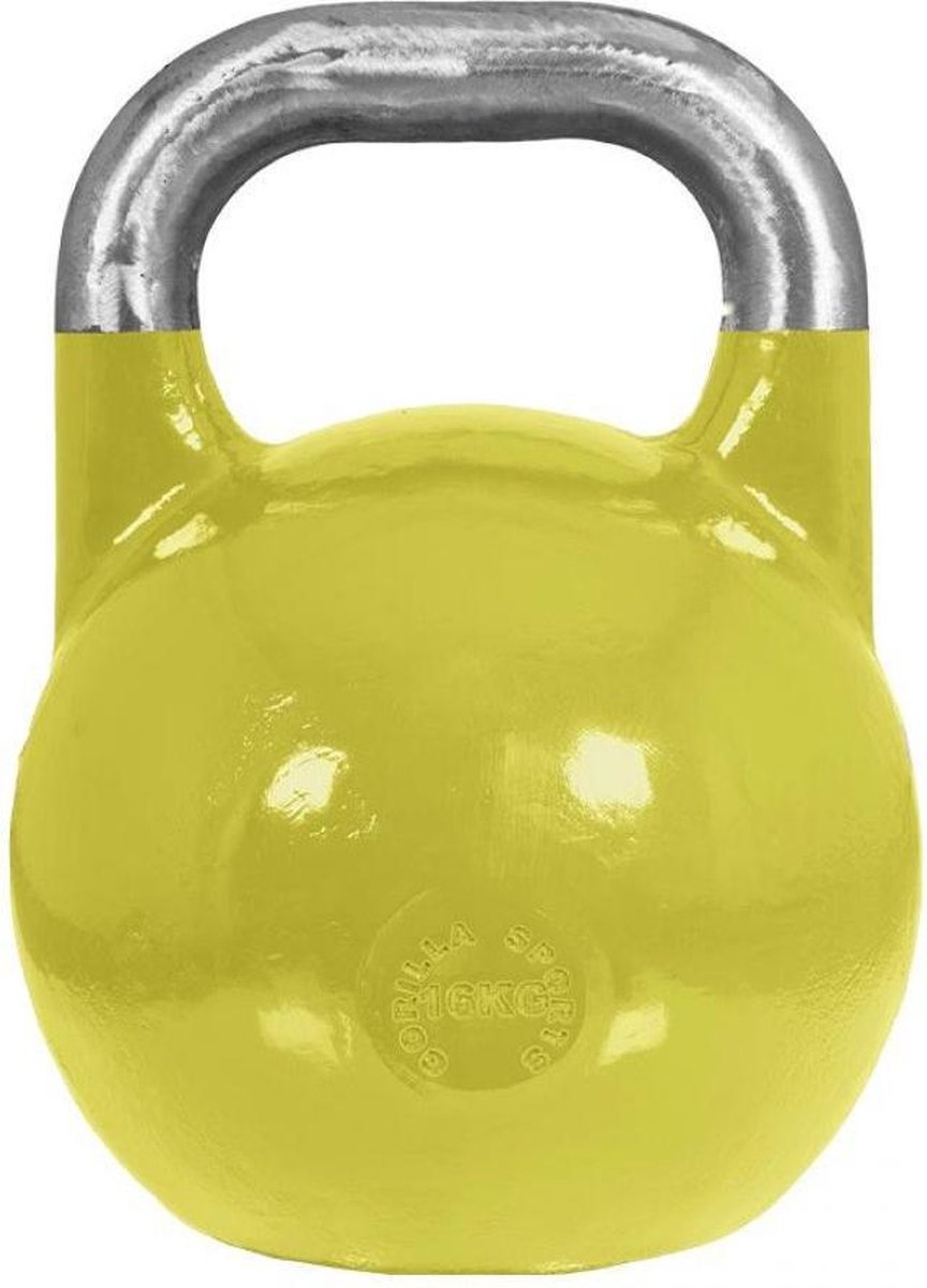 Gorilla Sports Kettlebell - Competitie Kettlebell - Staal - 16 Kg