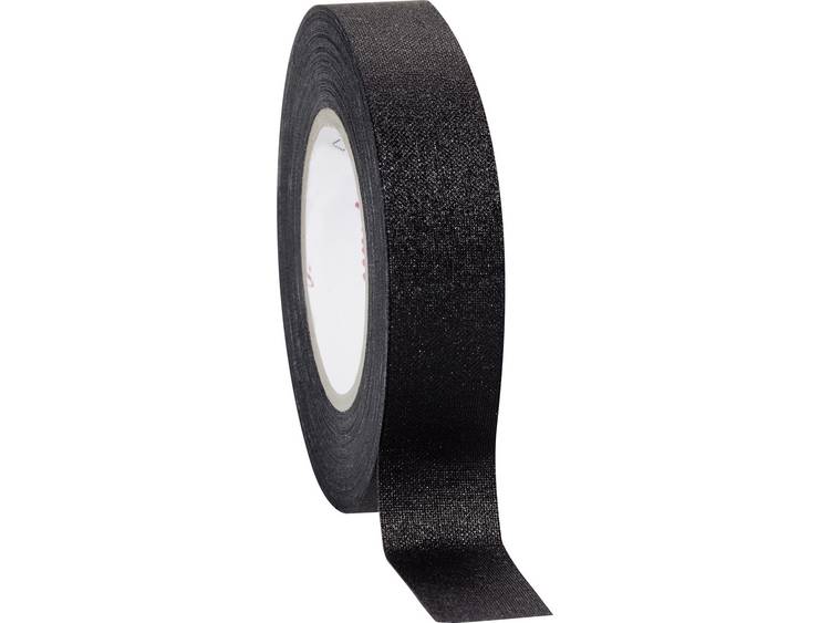 Coroplast 80284 80284 Textieltape (l x b) 10 m x 15 mm 10 m - Zwart