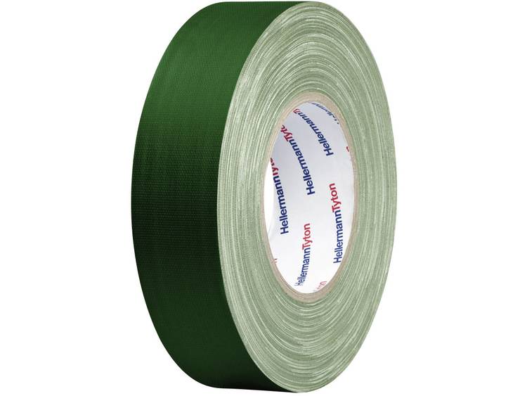 HellermannTyton HTAPE-TEX-GN-19X10 712-00203 Textieltape HelaTape Tex (l x b) 10 m x 19 mm 10 m - Groen