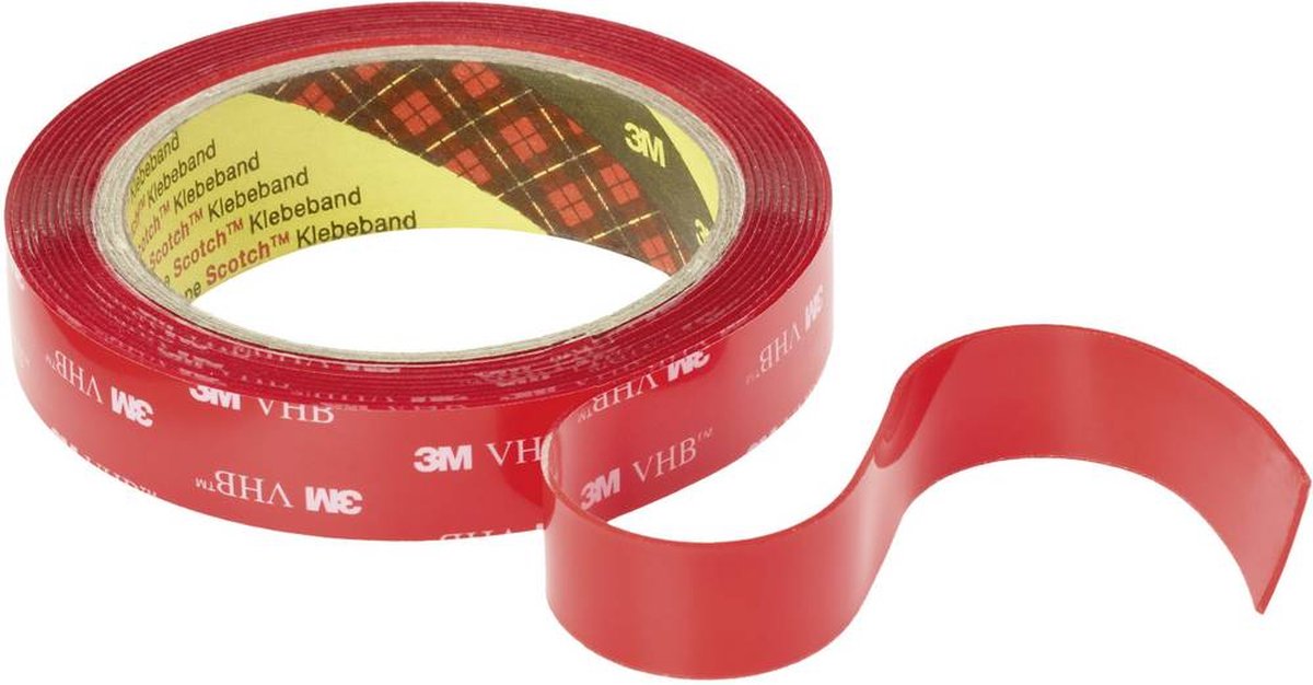 3M™ VHBâ"¢ 4910F 7000072294 Dubbelzijdige tape VHB 4910F Transparant (l x b) 3 m x 19 mm 3 m