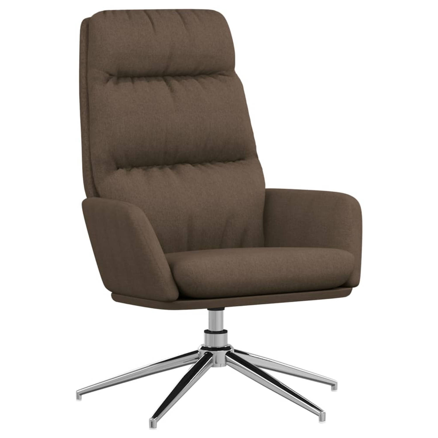 Vidaxl Relaxstoel Stof Taupe