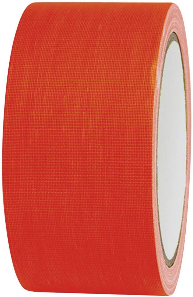 TOOLCRAFT 80FL5025OC 80FL5025OC Textieltape 80FL5025OC Neon-oranje (l x b) 25 m x 50 mm 25 m