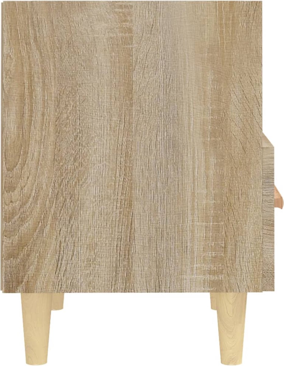 Vidaxl Nachtkastjes 2 St 40x35x47 Cm Sonoma Eikenkleurig - Bruin
